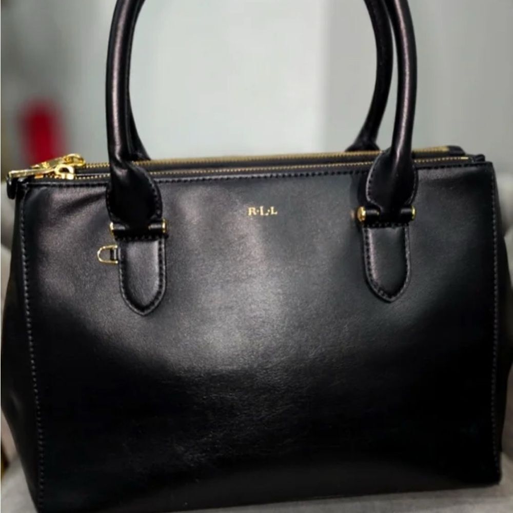 Lauren Ralph Lauren Newbury Double Zip Satchel - Picture 2 of 15